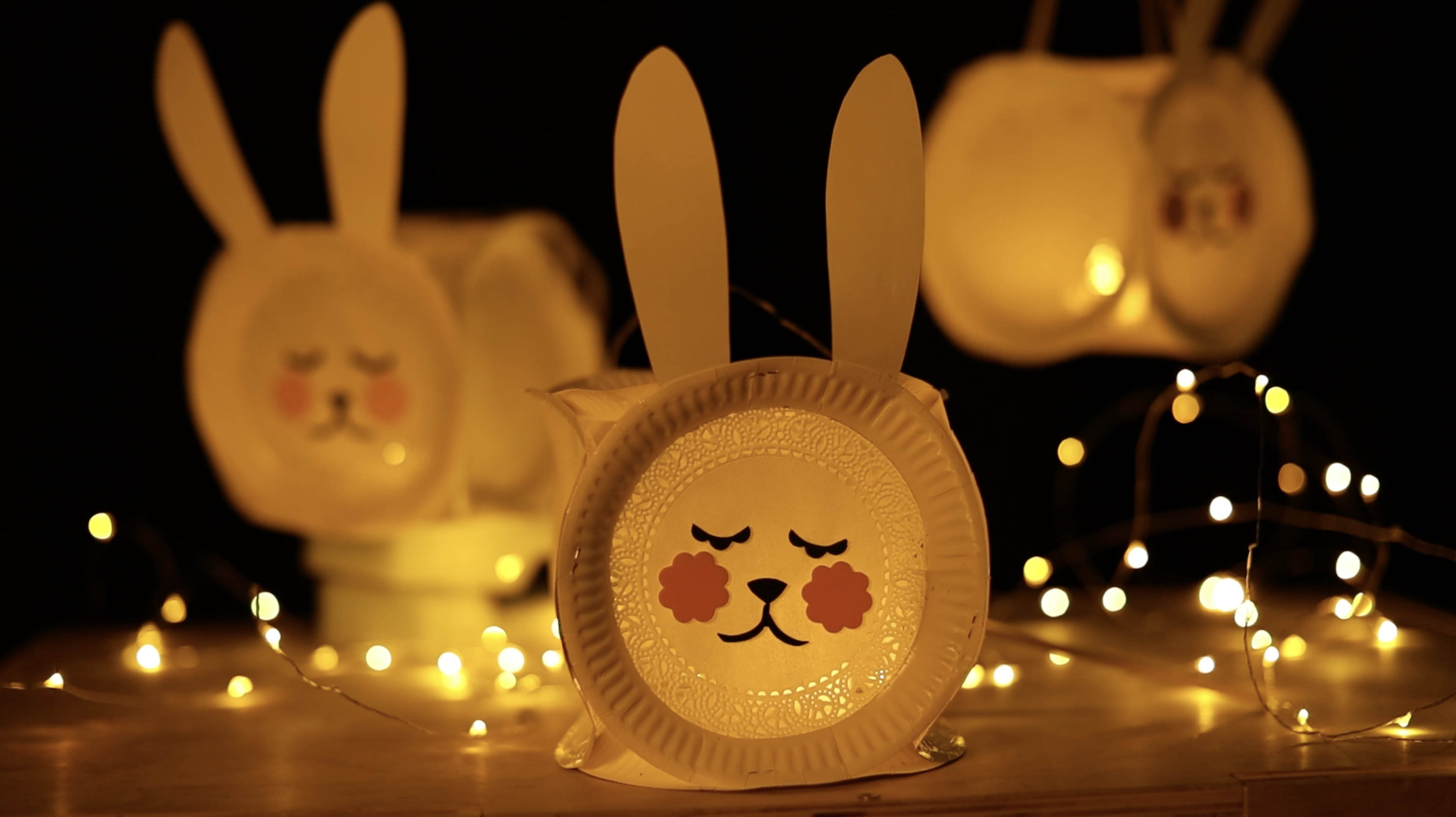 Inspired by the Chinese legend of a selfless rabbit who sacrificed itself for the immortals, this lantern is not only adorable, but easy to make.
