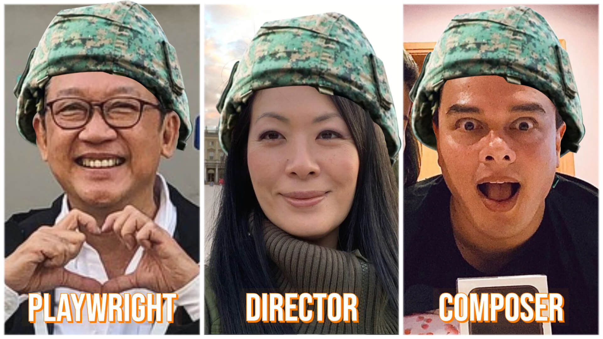 Michael Chiang, Beatrice Chia-Richmond, and Don Richmond show you why good chemistry makes the perfective creative team.