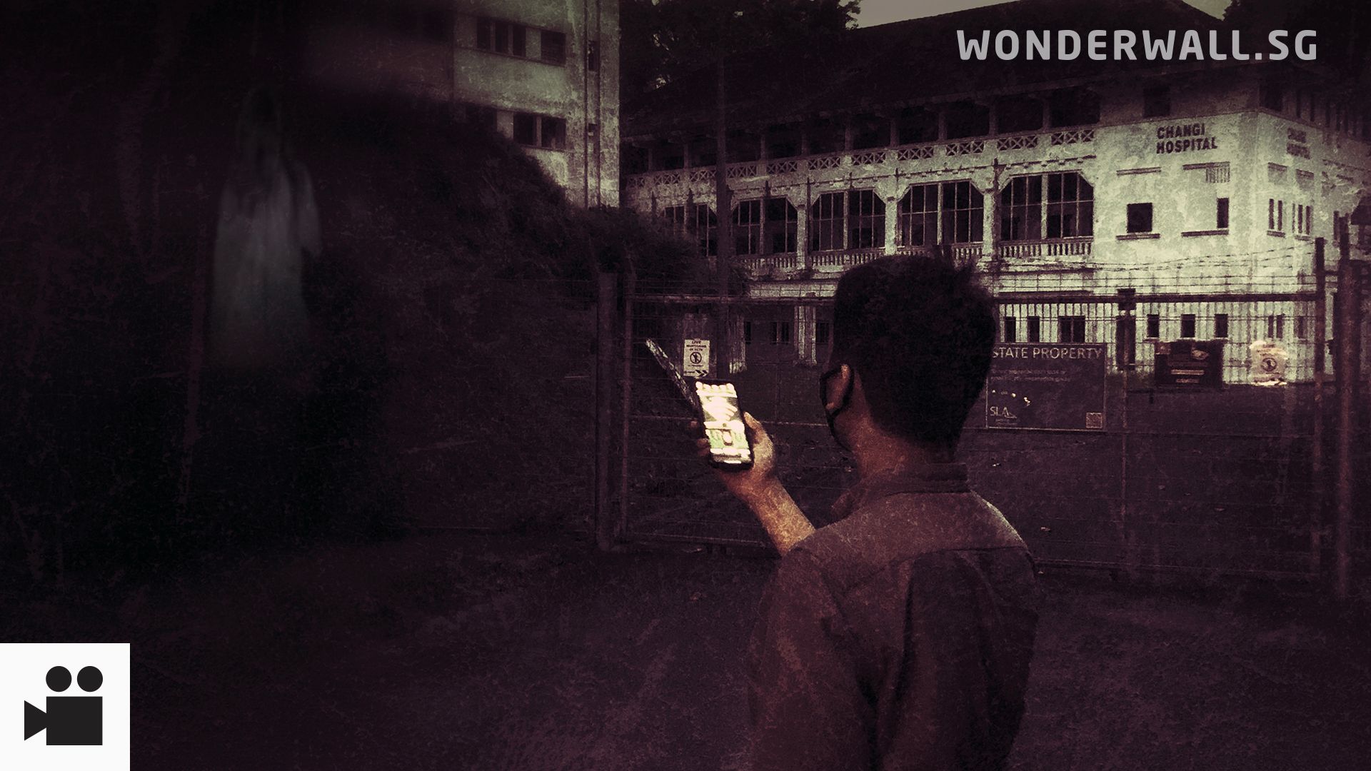 Ghost hunting at Old Changi Hospital using paranormal apps