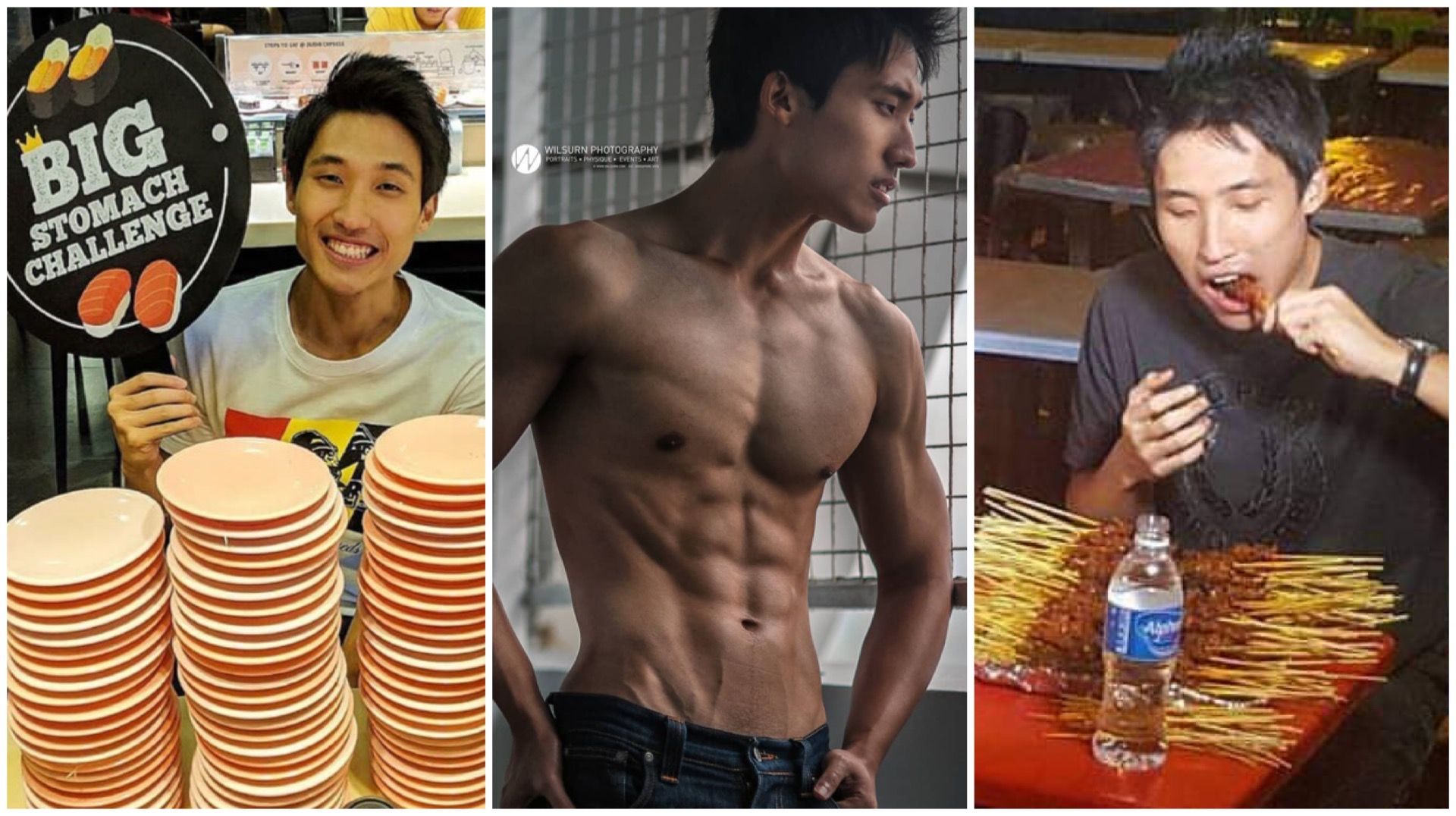 Zermatt Neo has ever wolfed down 121 plates of sushi in an hour, works out at the gym daily, and has battled the world's No. 1 competitive eater Joey Chestnut in a satay-eating competition.