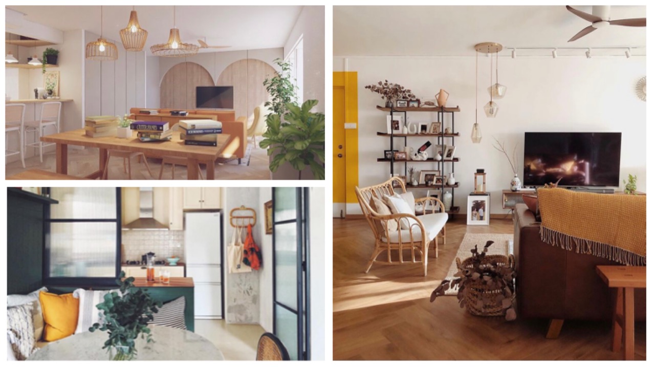 These picturesque HDB interiors are total home styling
