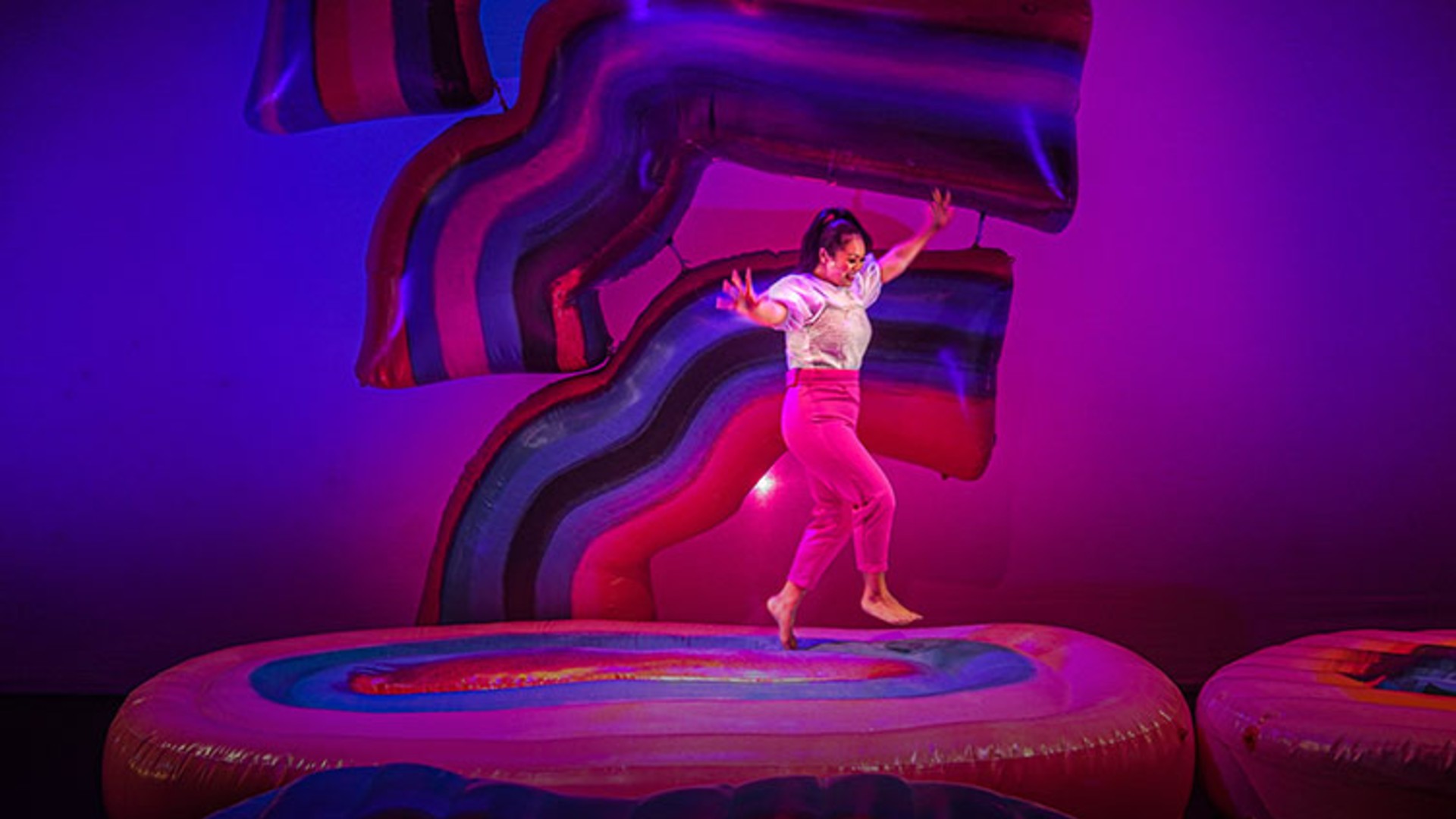 Catch an online screening of By Design. Conceived and directed by contemporary performance company CAKE, By Design consists of three videos that blend graphic design, media art and performance to create a wholly new experience.