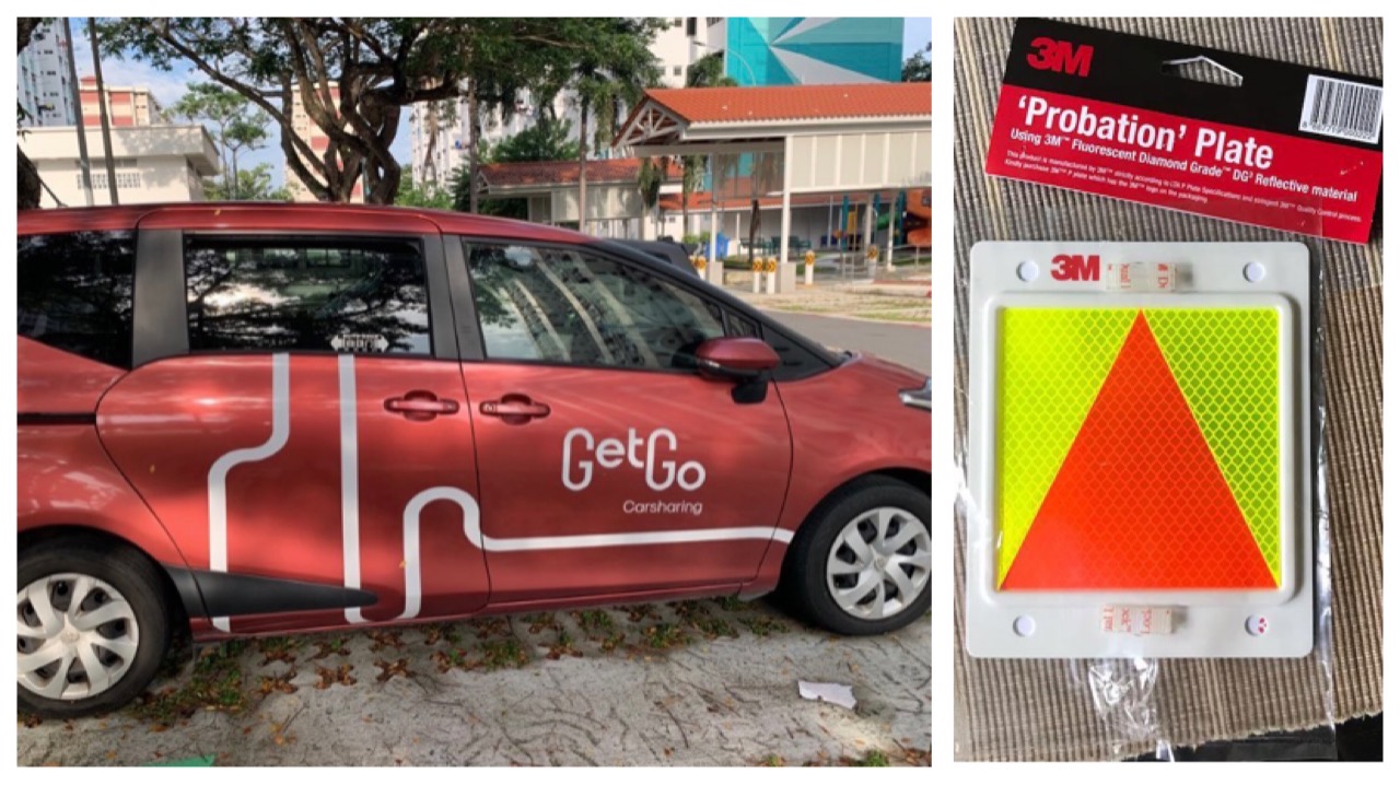 The GetGo car sharing app and probationary plate will be your new best friends once you've passed your license.