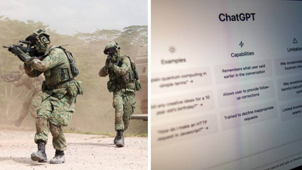 Can ChatGPT tell us what's inside the SAF 10 pack item for National Service (NS)?