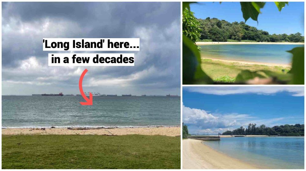 "Long Island" off Singapore's East Coast aims to combat the impact of climate change; Lazarus Island and St John's Island.