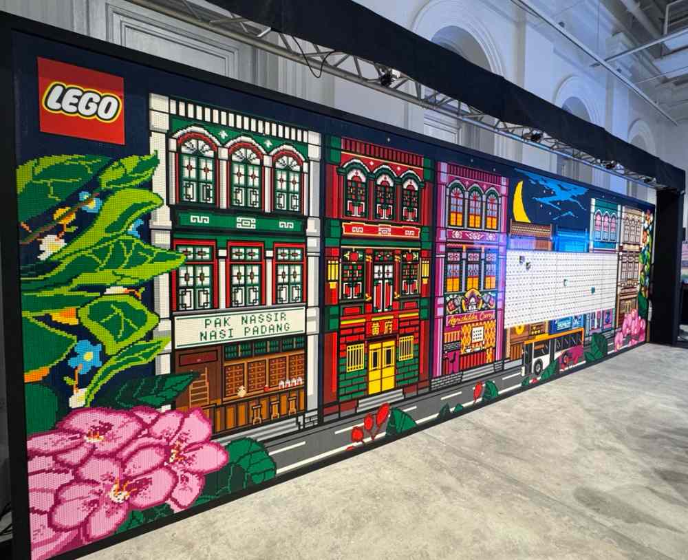 Singapore's largest LEGO mural, a record-breaking artwork created to commemorate the nation's 60th birthday (SG60).
