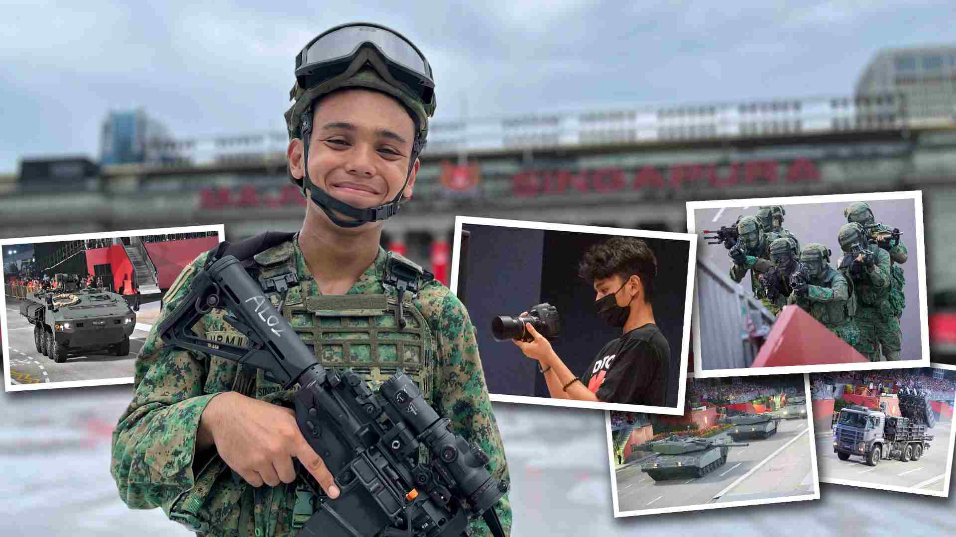 Avid photographer LCP Muhammad Ilhan Ezra bin Mohamed Rayhan will be part of a segment in NDP 2024 that commemorates 40 years of Total Defence in Singapore.