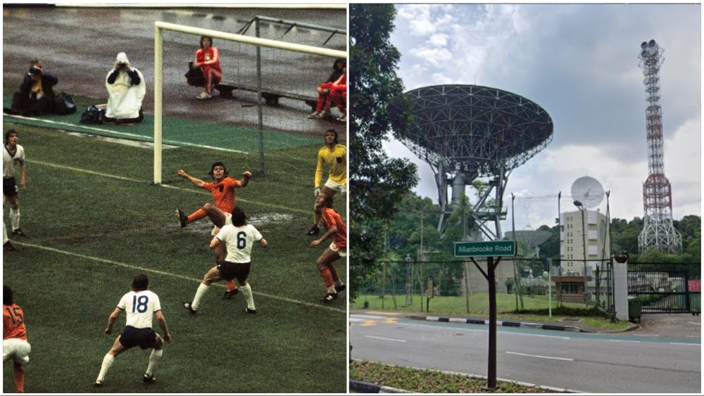 The Day Singapore Saw The World Cup In Colour For The First Time, Thanks To This Satellite On Sentosa