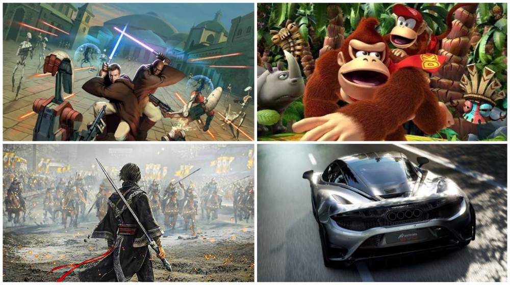 Star Wars Episode 1: Jedi Power Battles, Donkey Kong Country Returns HD, Asserto Corsa EVO, and Dynasty Warriors: Origins.