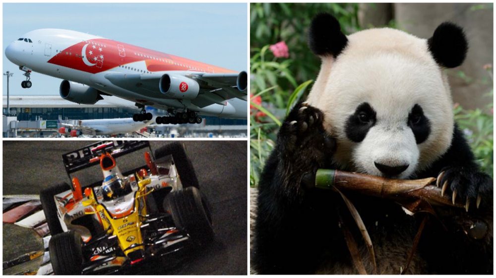 What do an SIA A380 plane, an F1 car, and Le Le the panda have in common? They were all part of Singapore firsts.
