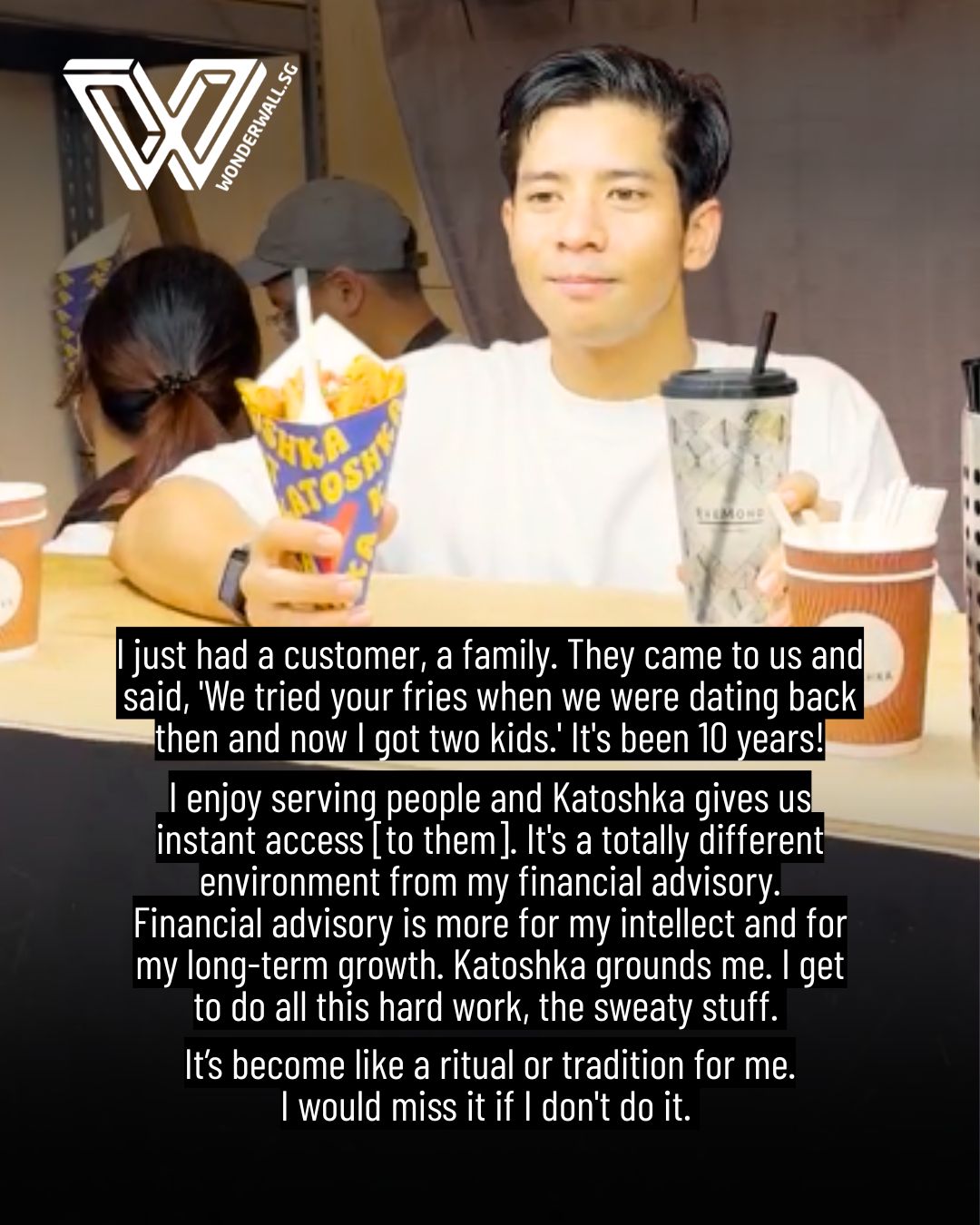 Katoshka Ramadan Hasif Othman at Geylang Bazaar during Ramadan